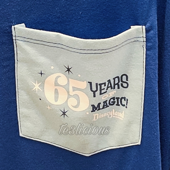 DISNEYLAND 65TH ANNIVERSARY YEARS OF MAGIC T-SHIRT - Picture 3 of 3